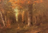 Courbet, Gustave - La Foret En Automne( Forest in Autumn)